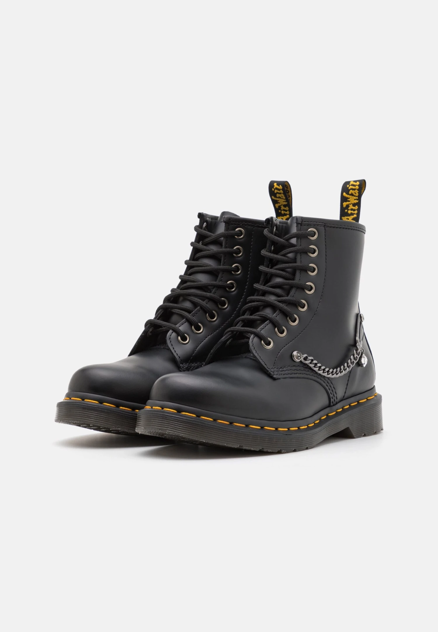 Dr. Martens 1460 Swarovski Unisex - Bottines À Lacets - Black 4 Dr. Martens 1460 Swarovski Unisex - Bottines À Lacets - Black – Image 2