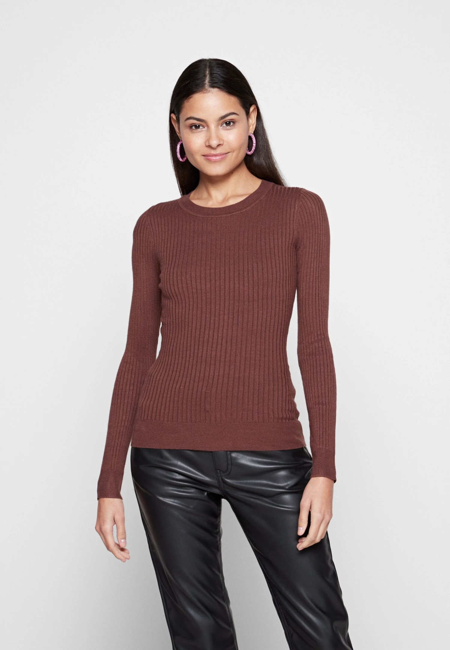 Even&Odd Pullover - Brown 3 Even&Odd Pullover - Brown