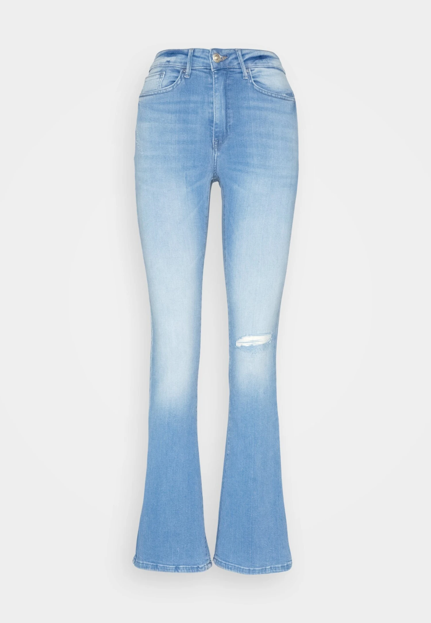 ONLY Onlpaola Destroy - Jean Flare - Light Medium Blue Denim 7 ONLY Onlpaola Destroy - Jean Flare - Light Medium Blue Denim – Image 5