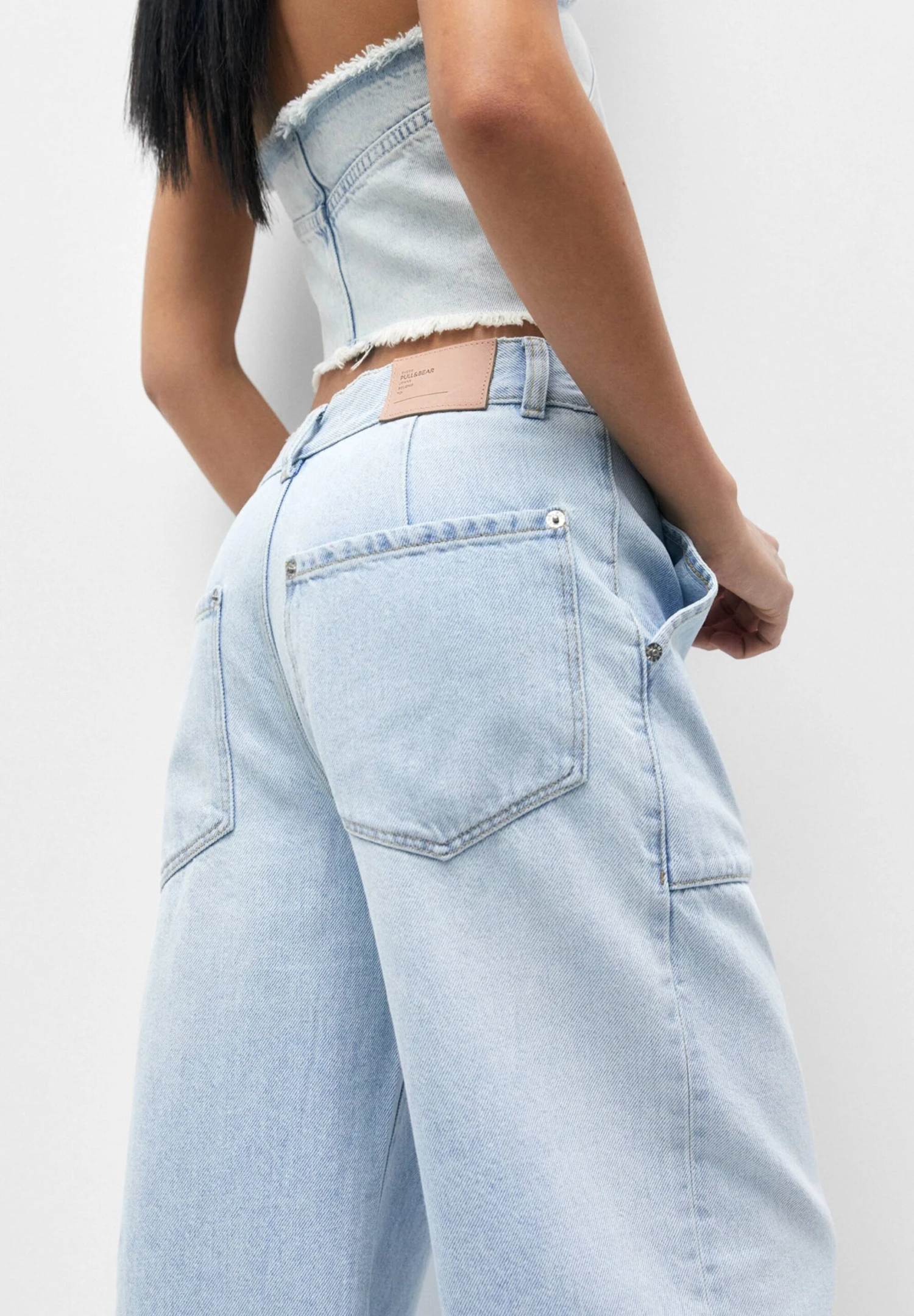 PULL & BEAR Carpenter - Jean Droit - Blue 6 PULL & BEAR Carpenter - Jean Droit - Blue – Image 4