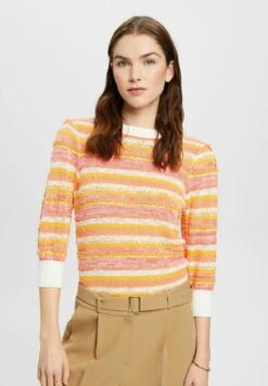 ESPRIT Materialmix - Pullover - Orange Red New