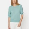 Puff Sleeve Round Neckline - Pullover - Sea Green 2 Puff Sleeve Round Neckline - Pullover - Sea Green -Next Soldes 71e7a4222d704ce186f4680dc76d063b