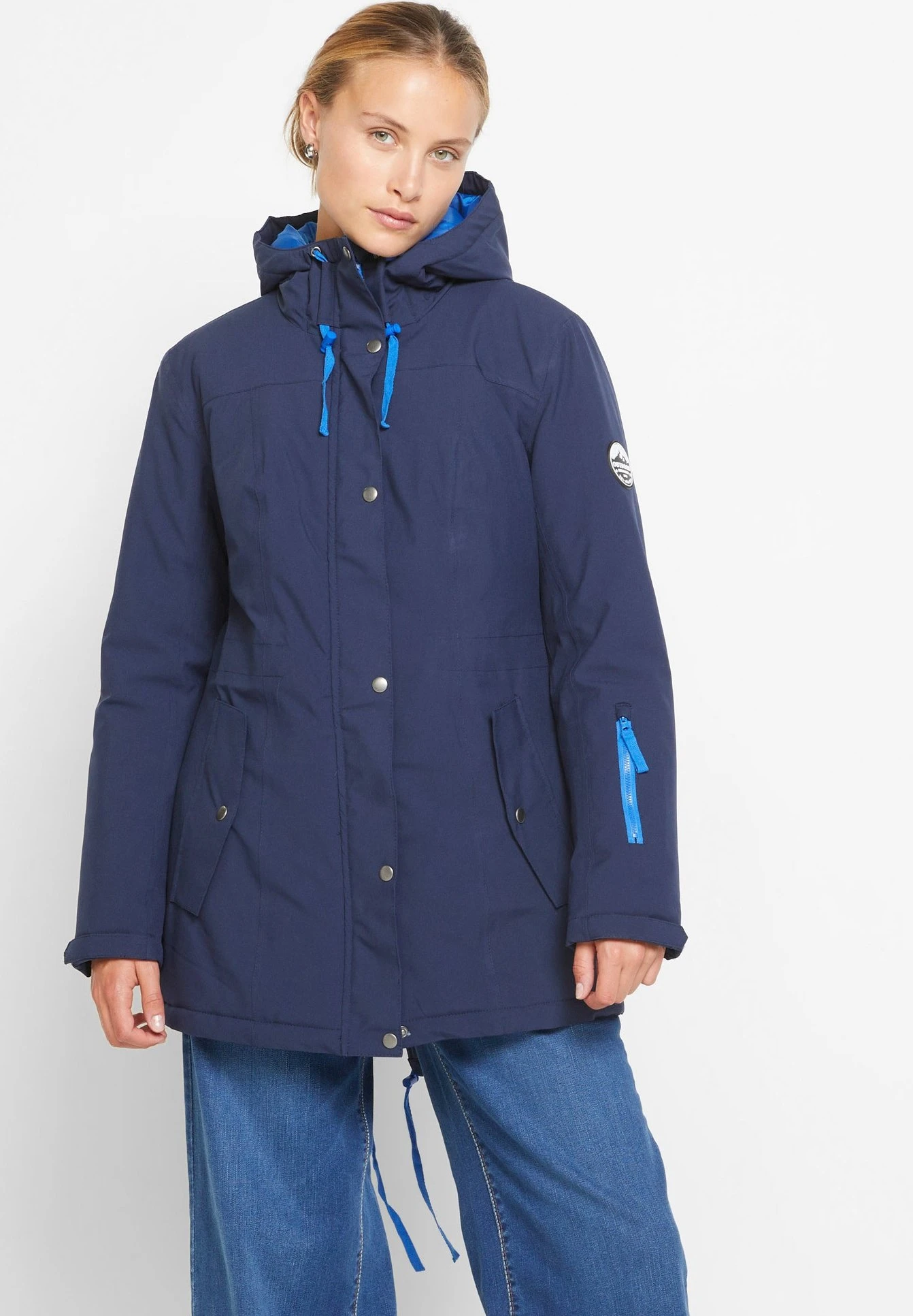 Funktions Mit Kapuze Aus - Parka - Blue 3 Funktions Mit Kapuze Aus - Parka - Blue