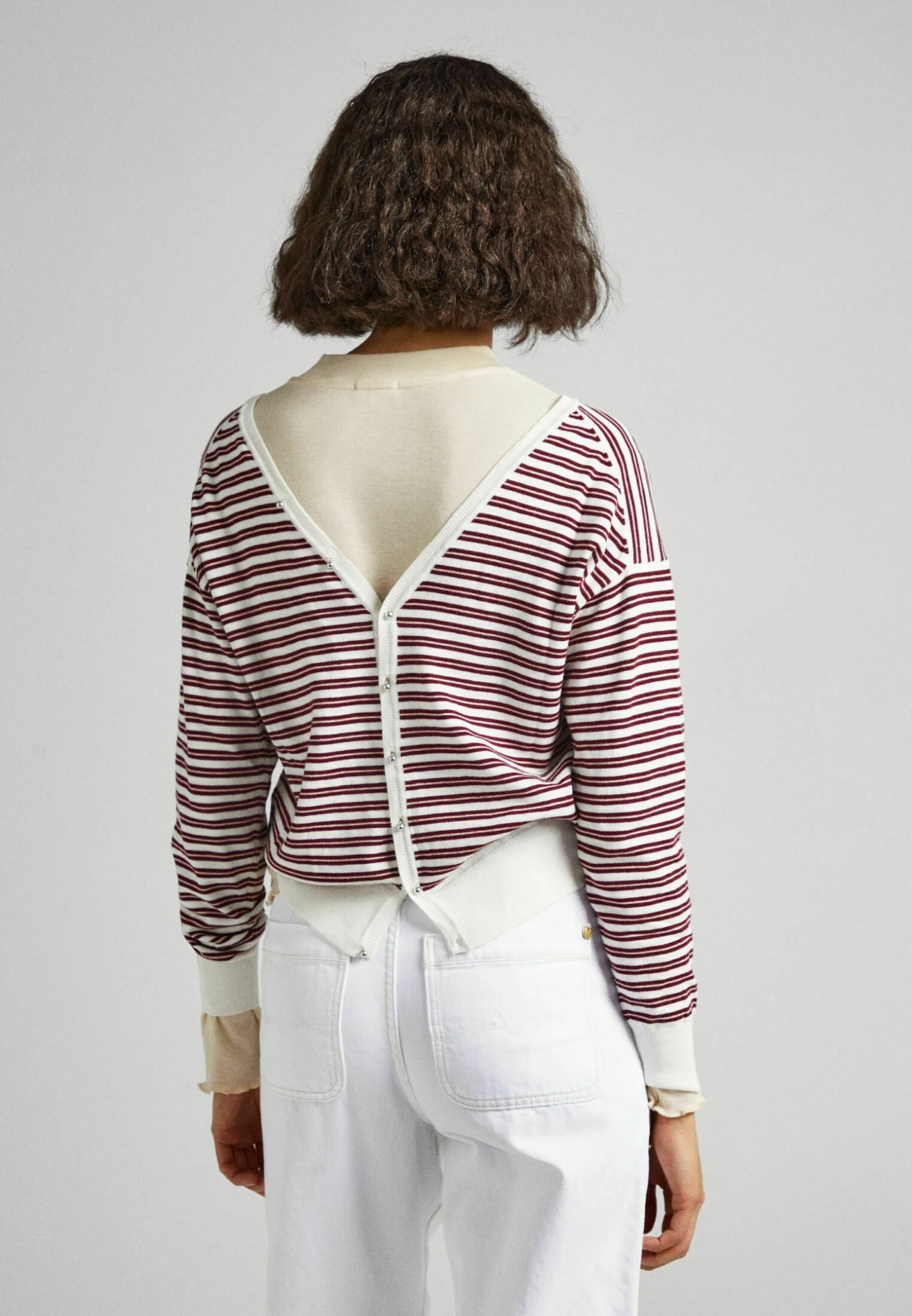 Pepe Jeans Danna - Gilet - Red/White 5 Pepe Jeans Danna - Gilet - Red/White – Image 3