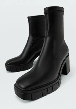 Stradivarius Mit Halbhohem - Bottines À Plateau - Black 13 Stradivarius Mit Halbhohem - Bottines À Plateau - Black -Next Soldes 730ec7958049470d8cd726f3b0c691ab