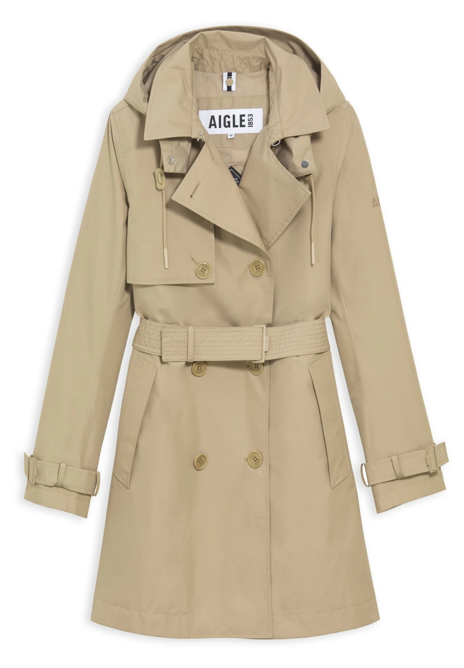 Aigle Aiw22Wout005 - Trench - Beige 8 Aigle Aiw22Wout005 - Trench - Beige – Image 6