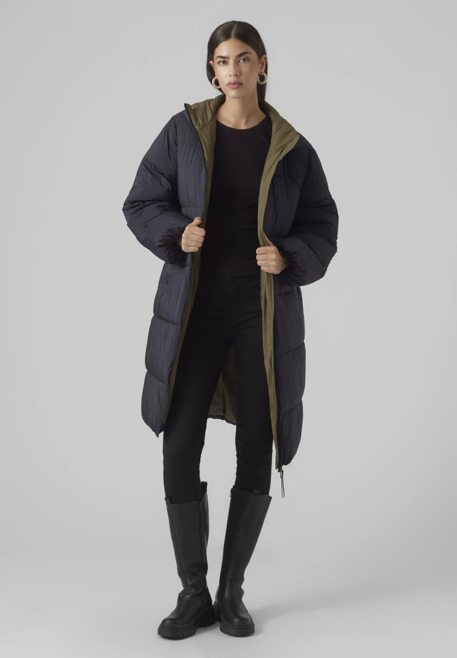 Vero Moda Manteau D'Hiver - Black 3 Vero Moda Manteau D'Hiver - Black