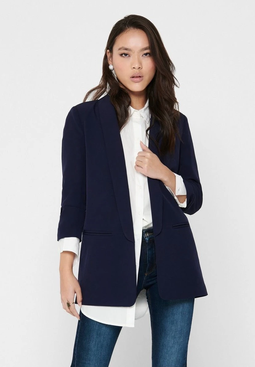 ONLY Onlelly 3/4 Life Blazer - Manteau Court - Evening Blue 3 ONLY Onlelly 3/4 Life Blazer - Manteau Court - Evening Blue