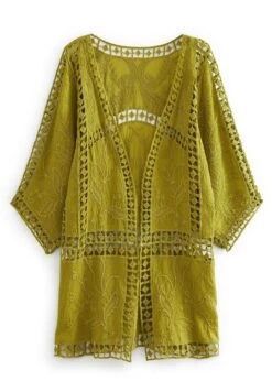 Next Longline Cover-Up - Gilet - Lime Green