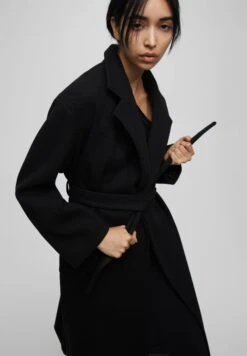 PULL & BEAR Belted Long - Manteau Classique - Mottled Black 13 PULL & BEAR Belted Long - Manteau Classique - Mottled Black -Next Soldes 78a8b28389b04da9adf628751477fdd4