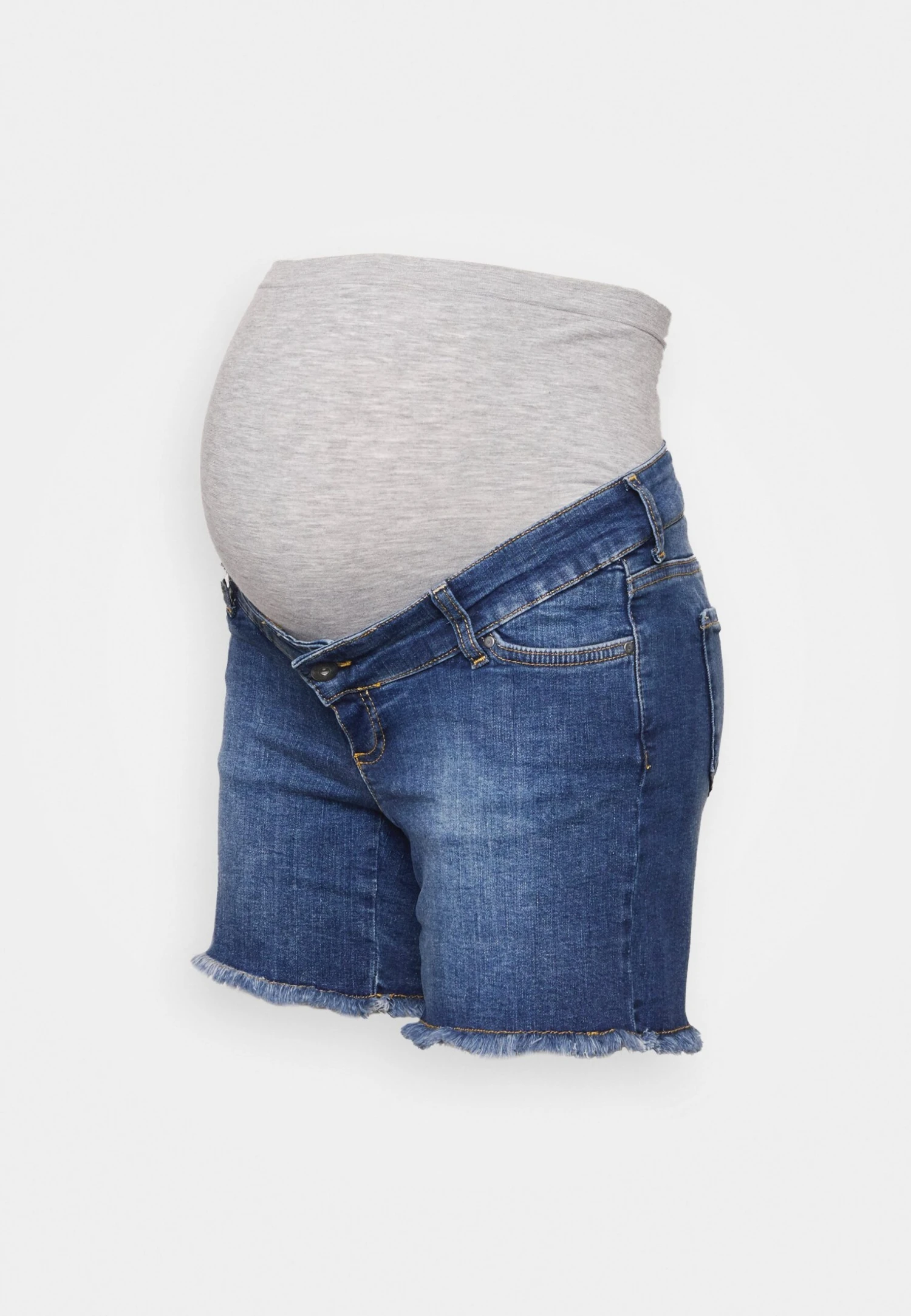 Mamalicious Mlmilow Destroyed - Short En Jean - Dark Blue Denim 7 Mamalicious Mlmilow Destroyed - Short En Jean - Dark Blue Denim – Image 5