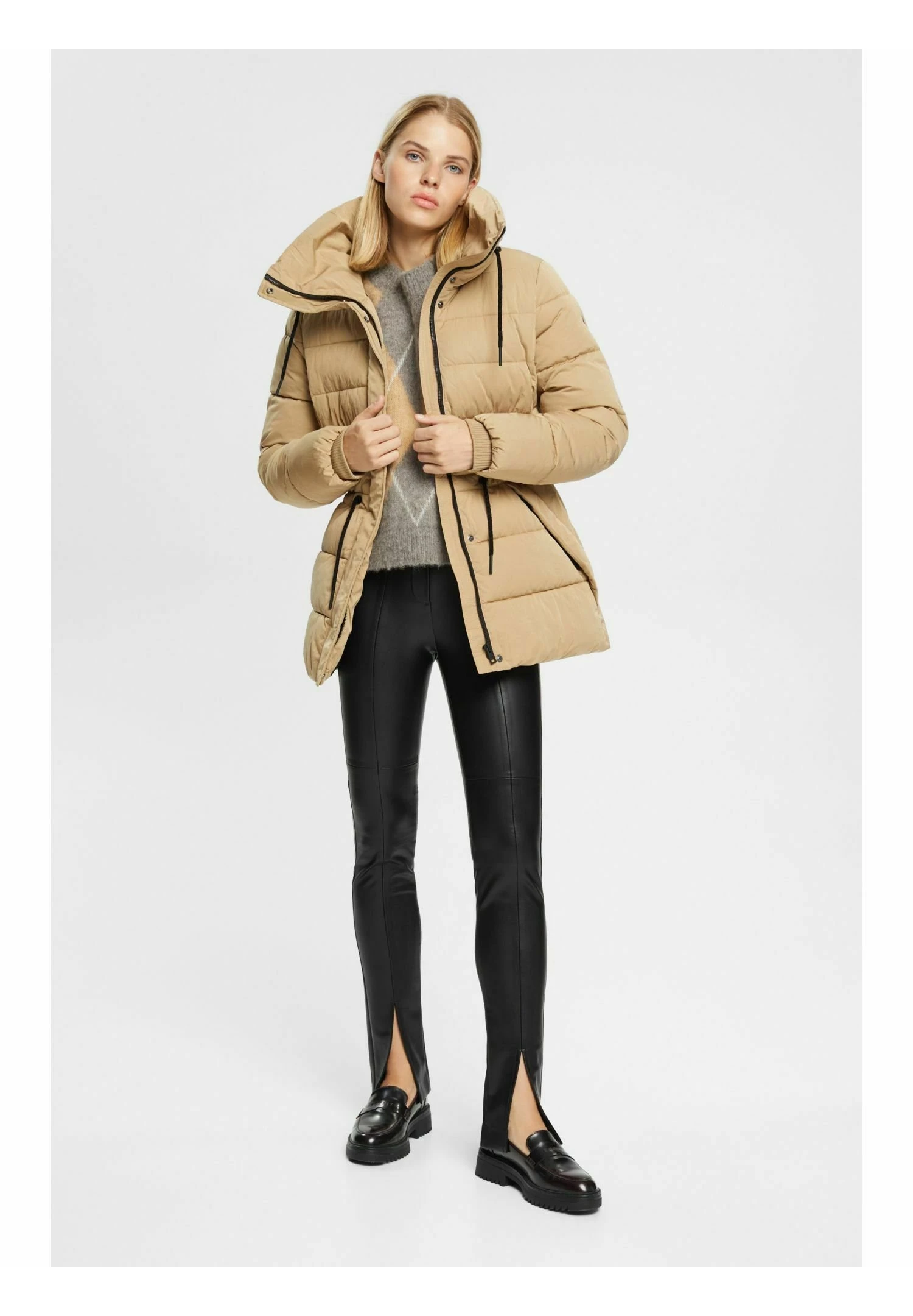 ESPRIT Manteau D'Hiver - Khaki Beige 4 ESPRIT Manteau D'Hiver - Khaki Beige – Image 2