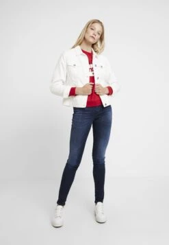 Replay Luz High Waist Hyperflex Clouds - Jeans Skinny - Dark Blue -Next Soldes 7aa5c378287d42b4a3457c5b0cf30591