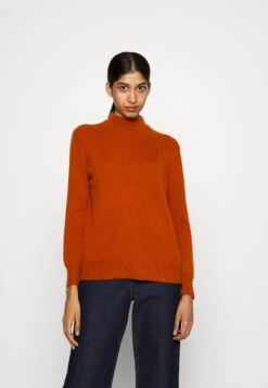 Mockneck - Pullover - Orange