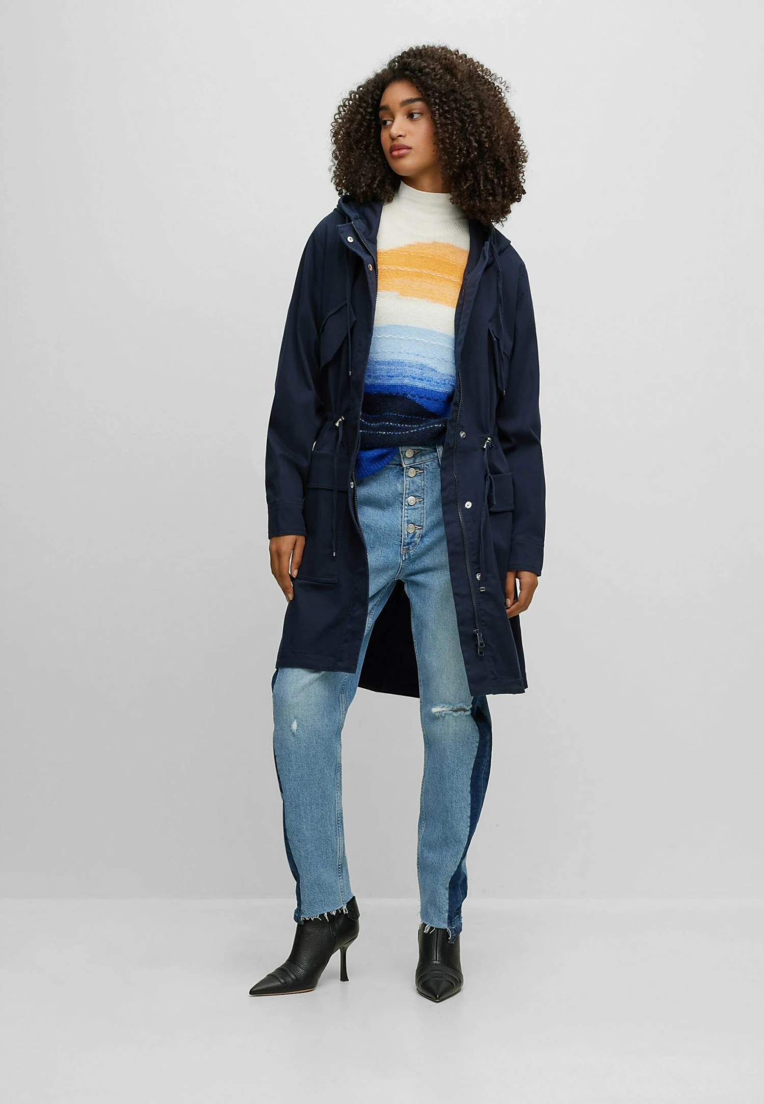 Boss C Pakono W - Parka - Dark Blue Four 3 Boss C Pakono W - Parka - Dark Blue Four