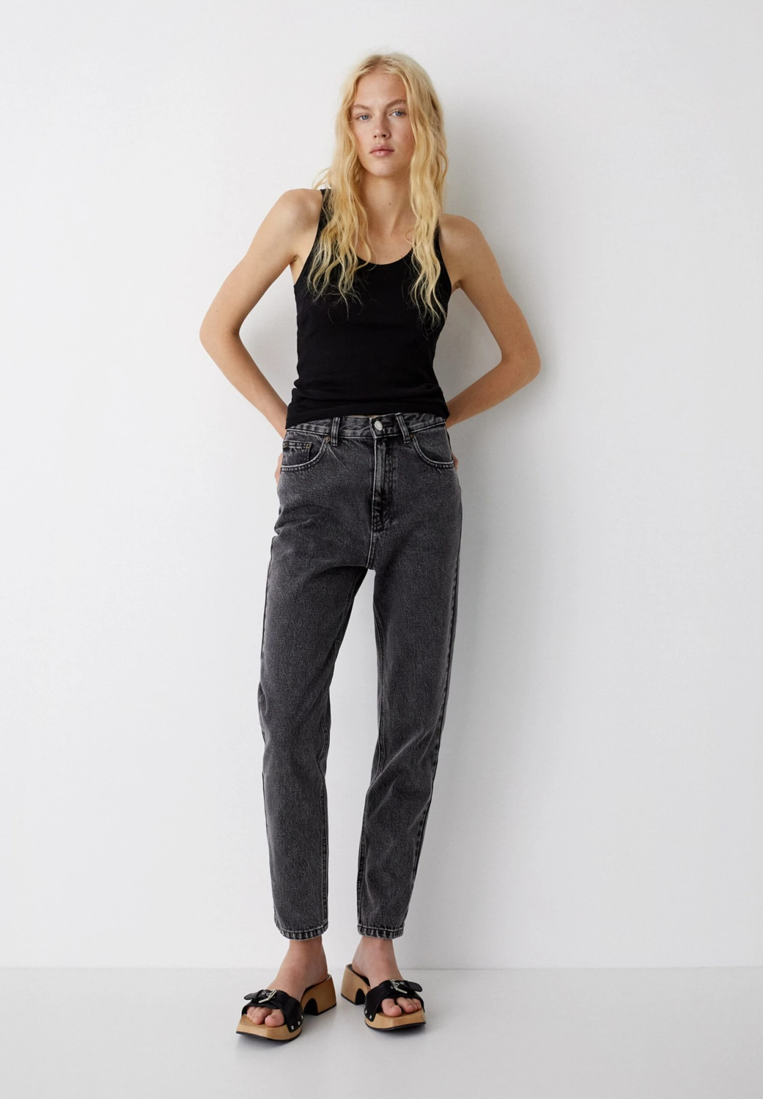 PULL & BEAR Jean Droit - Dark Grey 4 PULL & BEAR Jean Droit - Dark Grey – Image 2