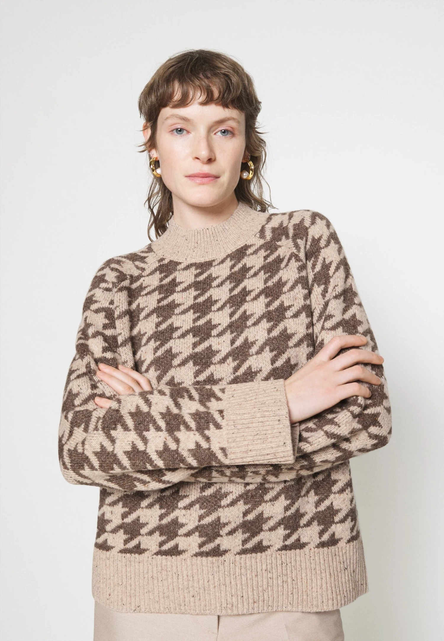 Selected Femme Slfbirdy High Neck - Pullover - Sandshell 6 Selected Femme Slfbirdy High Neck - Pullover - Sandshell – Image 4