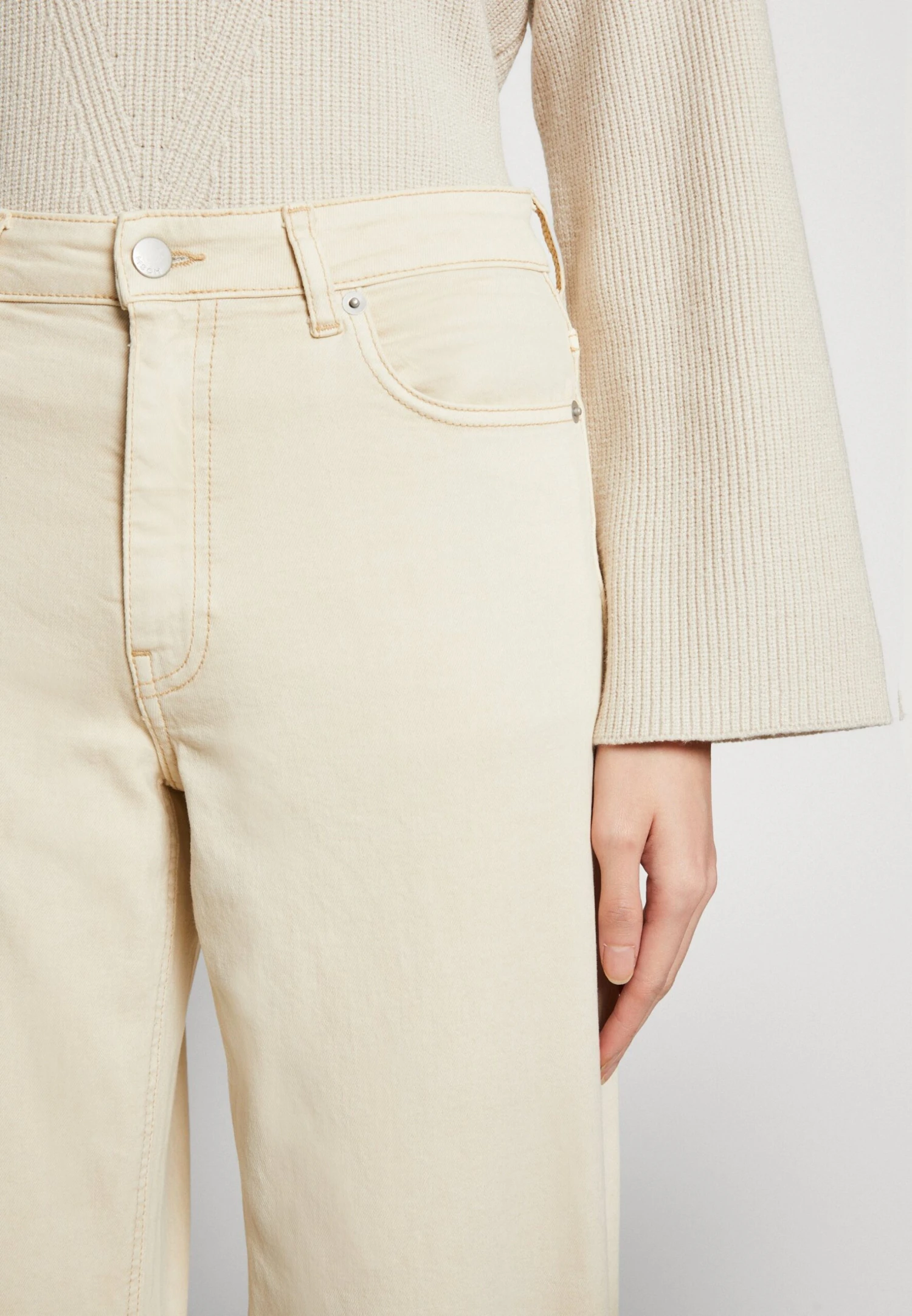 MOSS COPENHAGEN Melana Melanie Ankle - Jean Droit - Oatmeal 6 MOSS COPENHAGEN Melana Melanie Ankle - Jean Droit - Oatmeal – Image 4