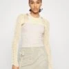 BDG Urban Outfitters Cropped Shrug - Pullover - Cream -Next Soldes 7f903ea156794551a1ef3de3fc461d55