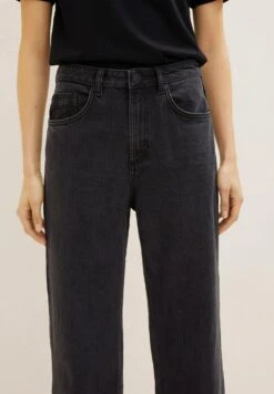Tom Tailor High Waist - Jean Droit - Clean Bleached Black Denim -Next Soldes 800f248a77ae47358eb3d27ba735b7f9