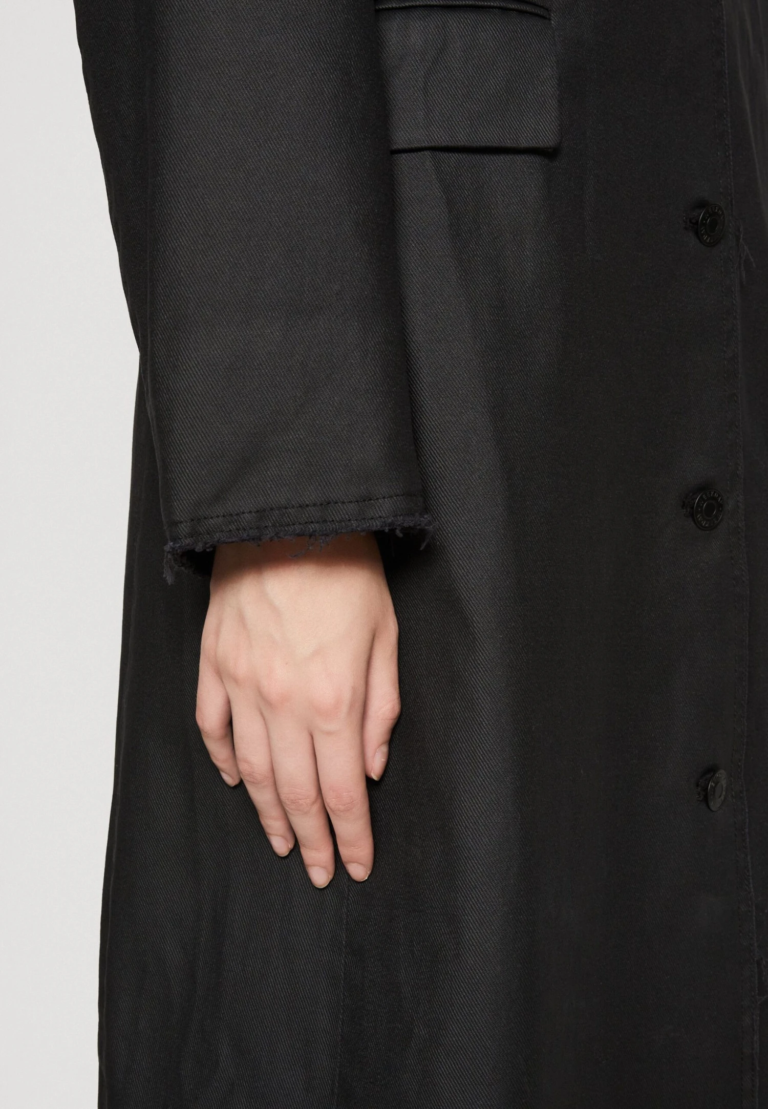 WEEKDAY Cassis Coat - Trench - Black 8 WEEKDAY Cassis Coat - Trench - Black – Image 6