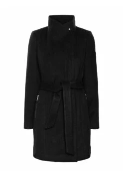 Vero Moda Vmtwodope Belt Jacket - Manteau Court - Black