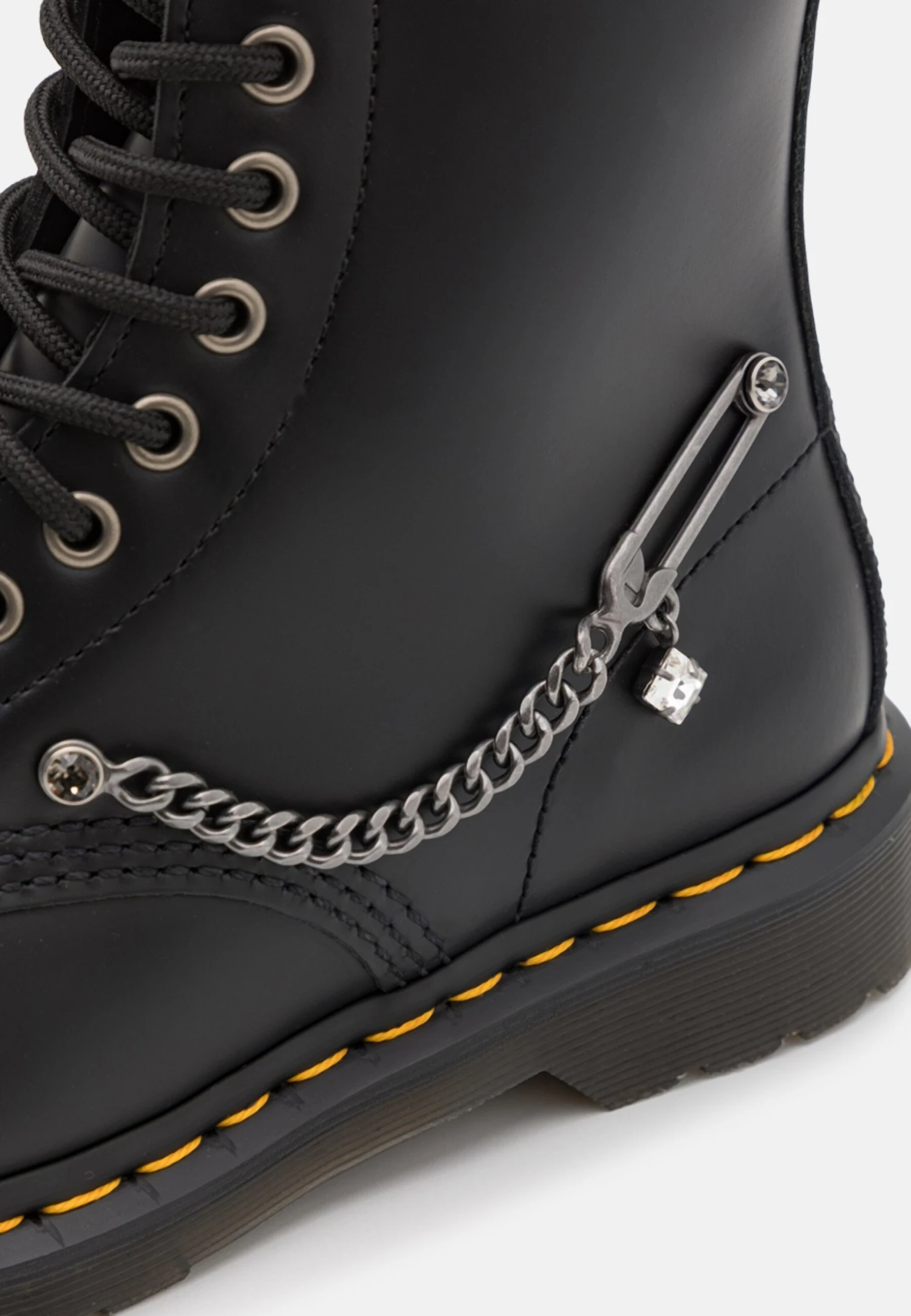 Dr. Martens 1460 Swarovski Unisex - Bottines À Lacets - Black 8 Dr. Martens 1460 Swarovski Unisex - Bottines À Lacets - Black – Image 6