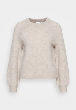 Vila Vijamina - Pullover - Natural Melange -Next Soldes 843e399c0b764bb4af08ba750e801ff2