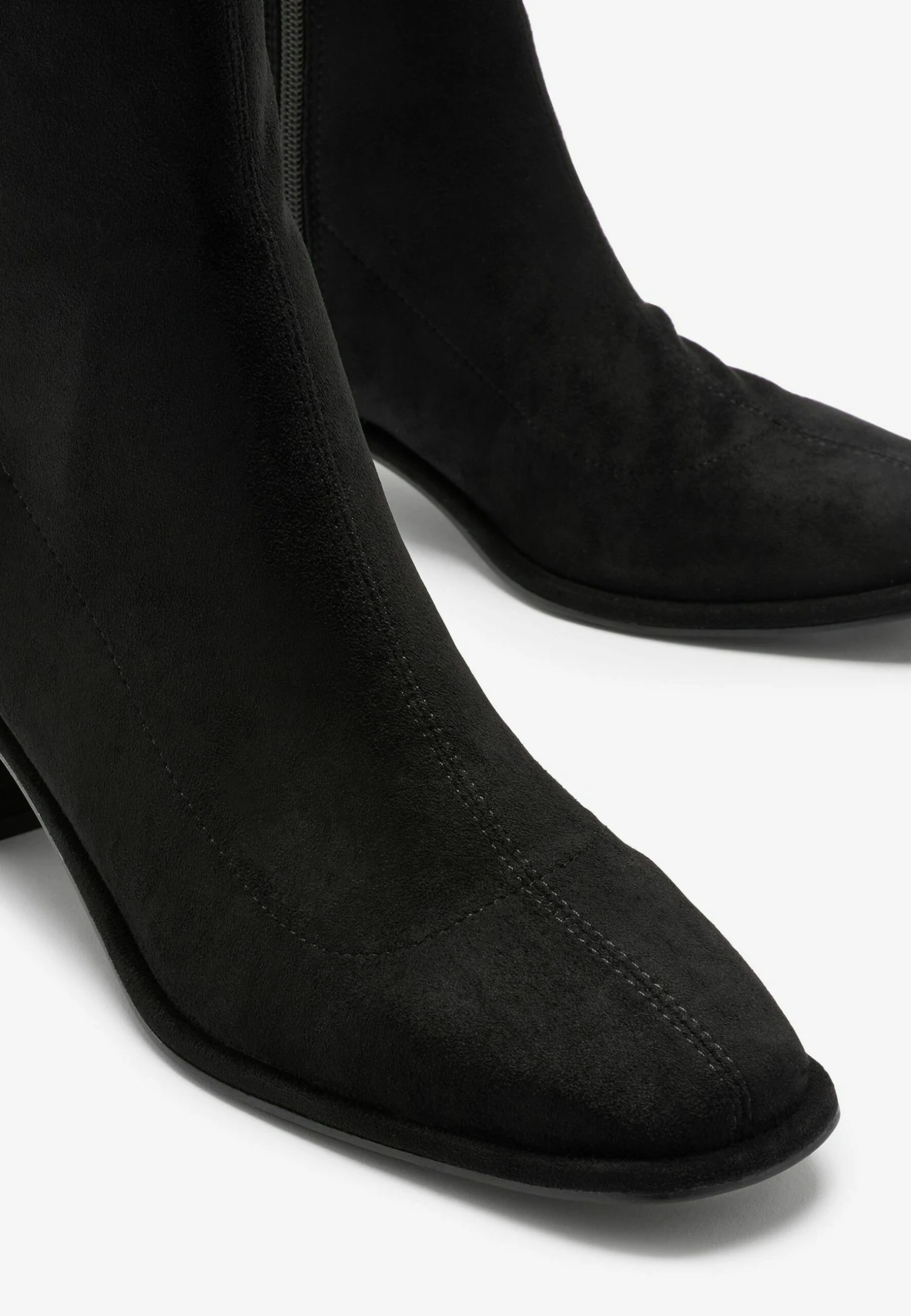 Next Forever Comfort Sock - Wide Fit - Bottines - Black Microsuede 4 Next Forever Comfort Sock - Wide Fit - Bottines - Black Microsuede – Image 2