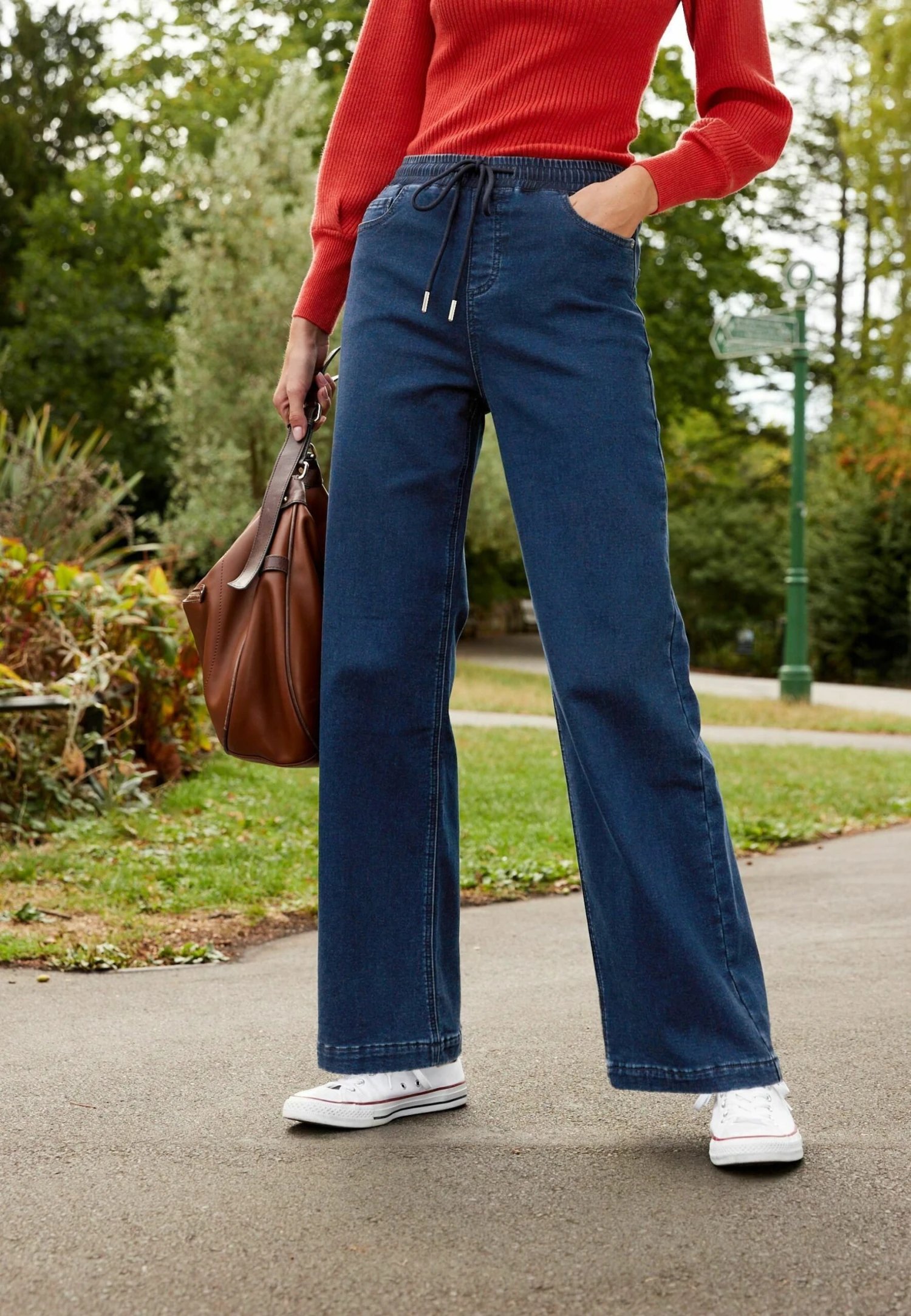 Next Cosy Feel Soft Stretch Standard - Jean Flare - Blue 4 Next Cosy Feel Soft Stretch Standard - Jean Flare - Blue – Image 2