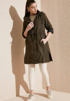 LELA Regular Fit - Parka - Khaki -Next Soldes 85c892e90f234117809045b4ed213200