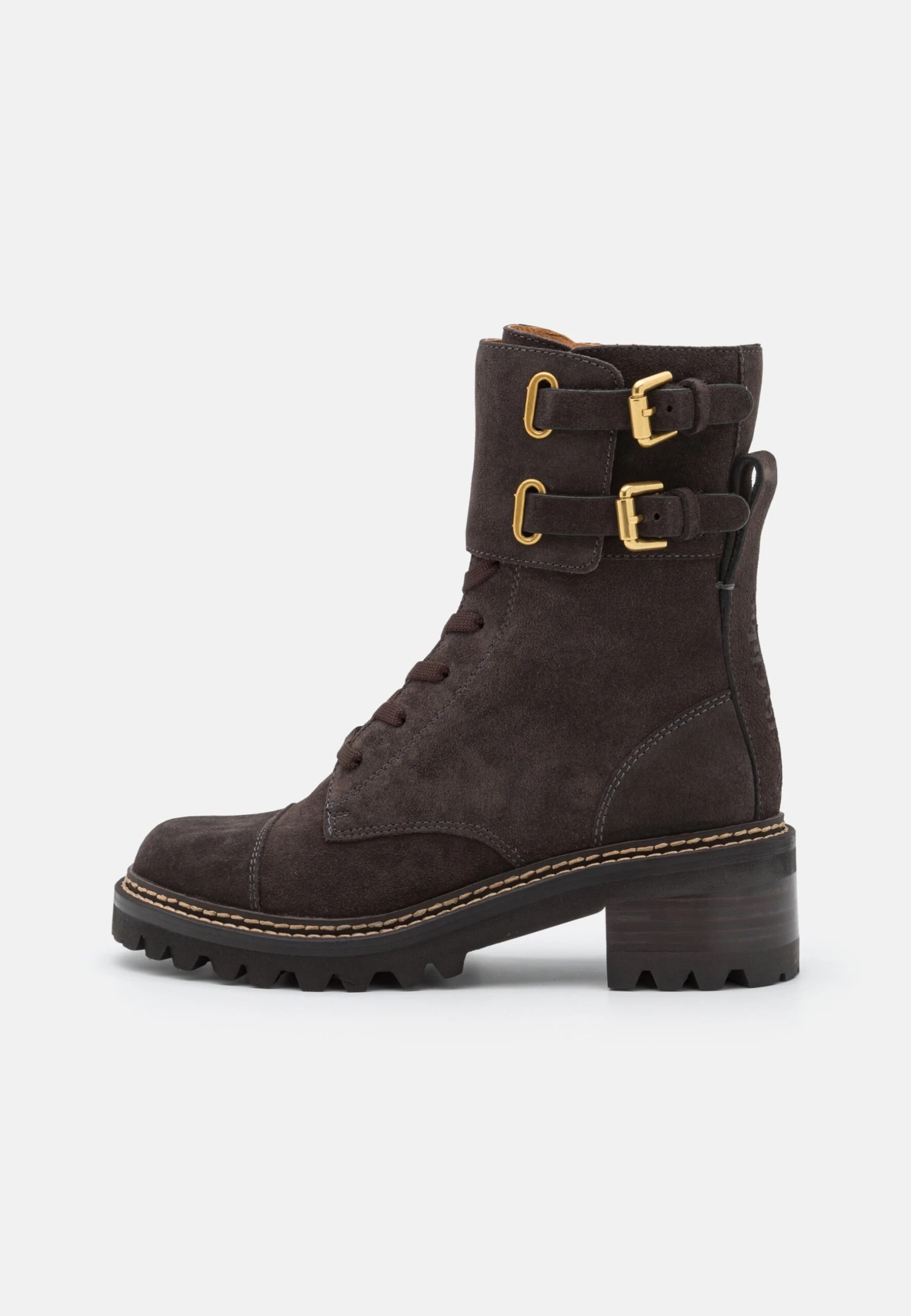 See By Chloé Mallory - Bottines À Lacets - Charcoal 3 See By Chloé Mallory - Bottines À Lacets - Charcoal