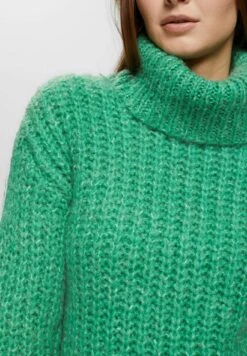 ESPRIT Chunky Rollneck - Pullover - Light Green -Next Soldes 88d61d79742e4d7580e321052668e474