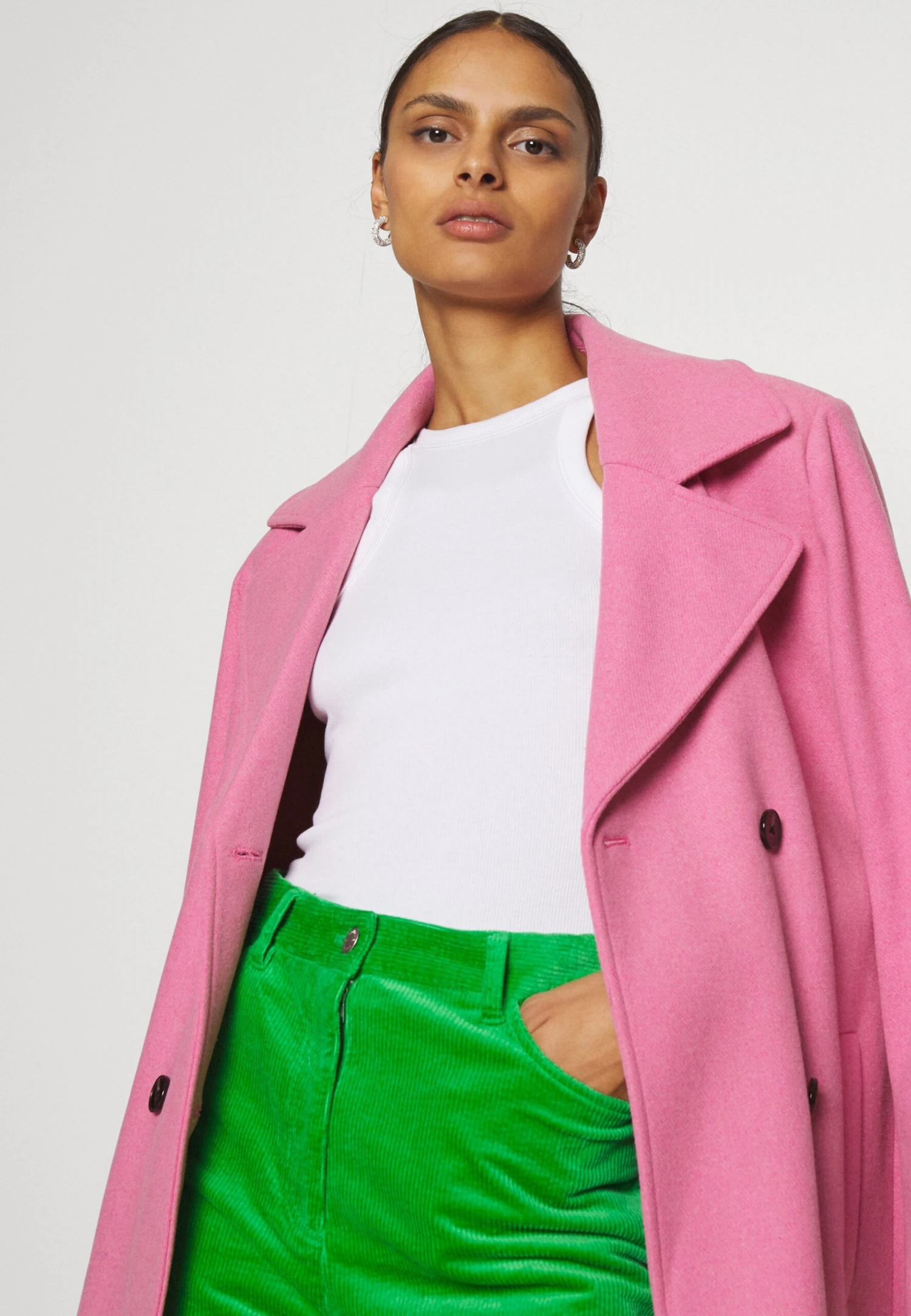 Modström Beca Coat - Manteau Classique - Cosmos Pink 6 Modström Beca Coat - Manteau Classique - Cosmos Pink – Image 4