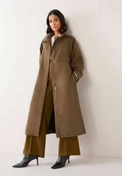 Next Funnel Neck Formal Standard - Manteau Classique - Brown -Next Soldes 8c2e8c51a6264b6b99fa7433f232cf8d