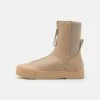 Emporio Armani Boot - Bottines À Plateau - Beige -Next Soldes 9185554ce6af4928aa80c169c4c1b3af