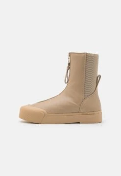 Emporio Armani Boot - Bottines À Plateau - Beige