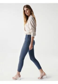 Secret Push In Cropped - Jeans Skinny - Blau -Next Soldes 92fb0b7576cb487aa3e4743c1dbda755
