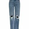 Pieces Pcholly - Jean Droit - Medium Blue Denim -Next Soldes 93186dd8b59846cda0c8b13018433ad2