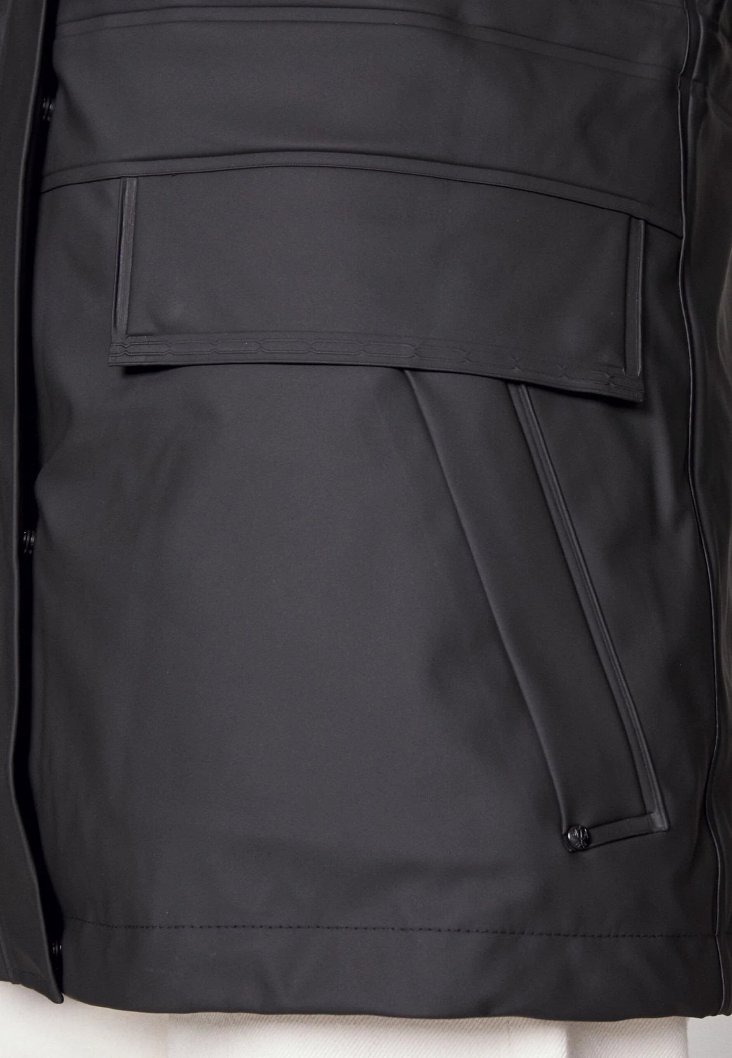 Hunter ORIGINAL Womens Rain Jacket - Parka - Black 7 Hunter ORIGINAL Womens Rain Jacket - Parka - Black – Image 5