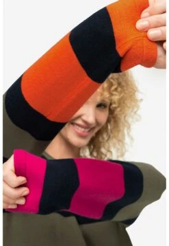 Geringelt Langarm Mit Farbakzent Rundhals - Pullover - Naturgrün -Next Soldes 958aef54d7f24cecb22b7aa7415245d2