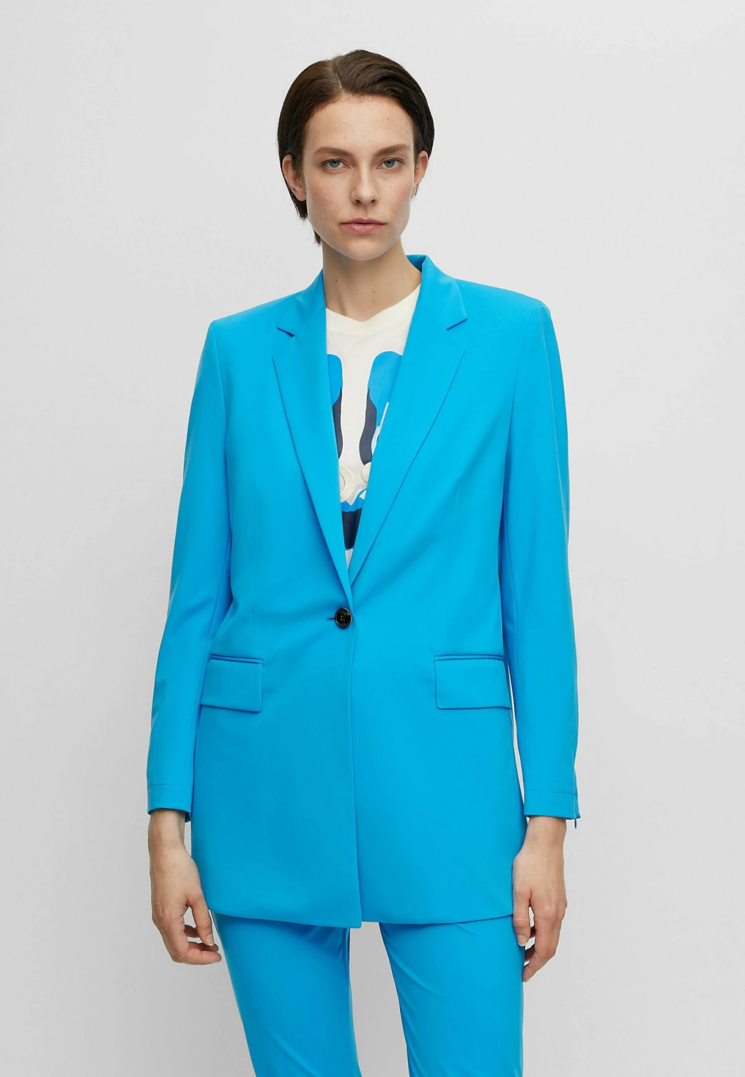 Boss Jexotta - Manteau Court - Blue Nineteen 3 Boss Jexotta - Manteau Court - Blue Nineteen