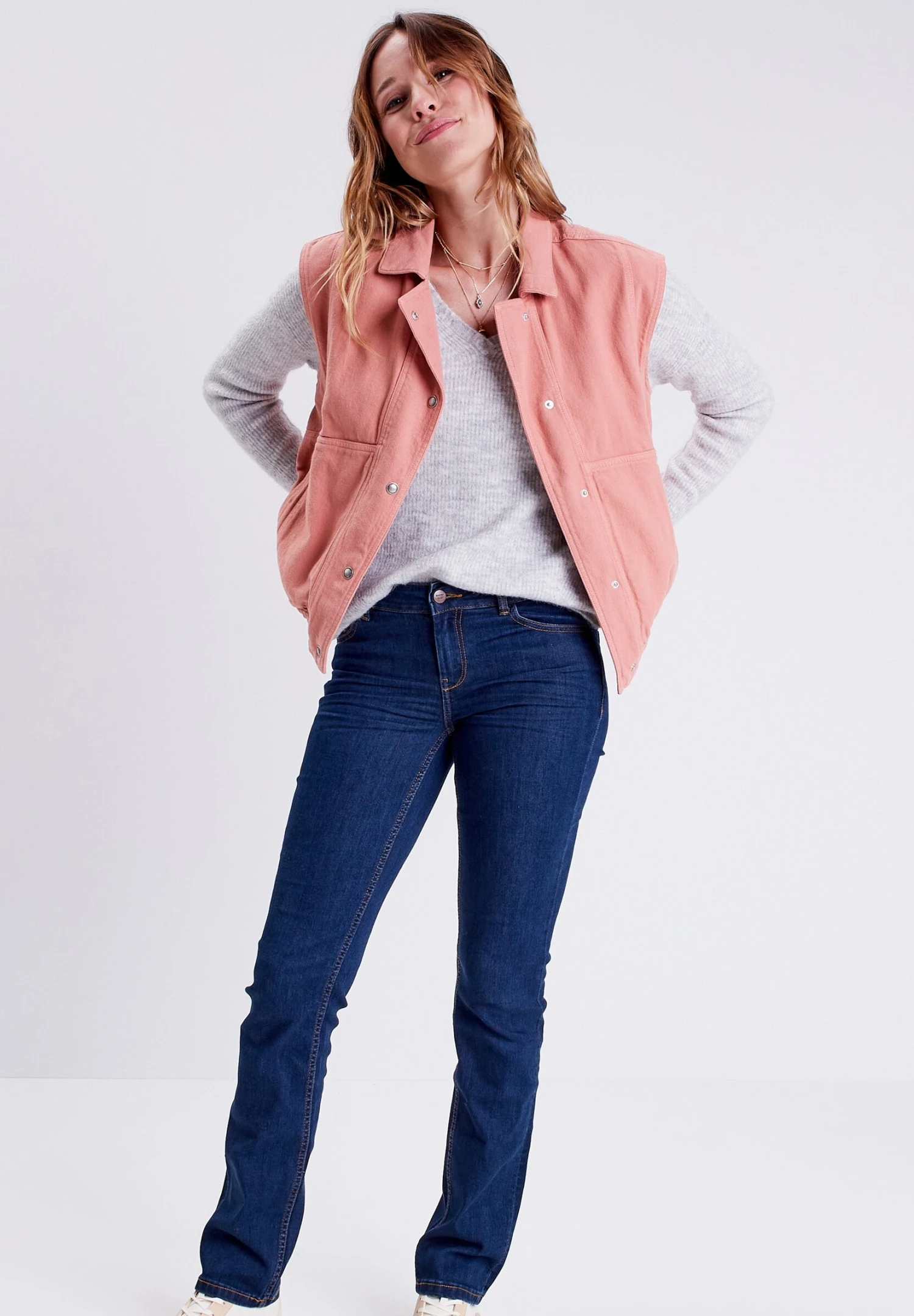 Langarm - Pullover - Gris 4 Langarm - Pullover - Gris – Image 2