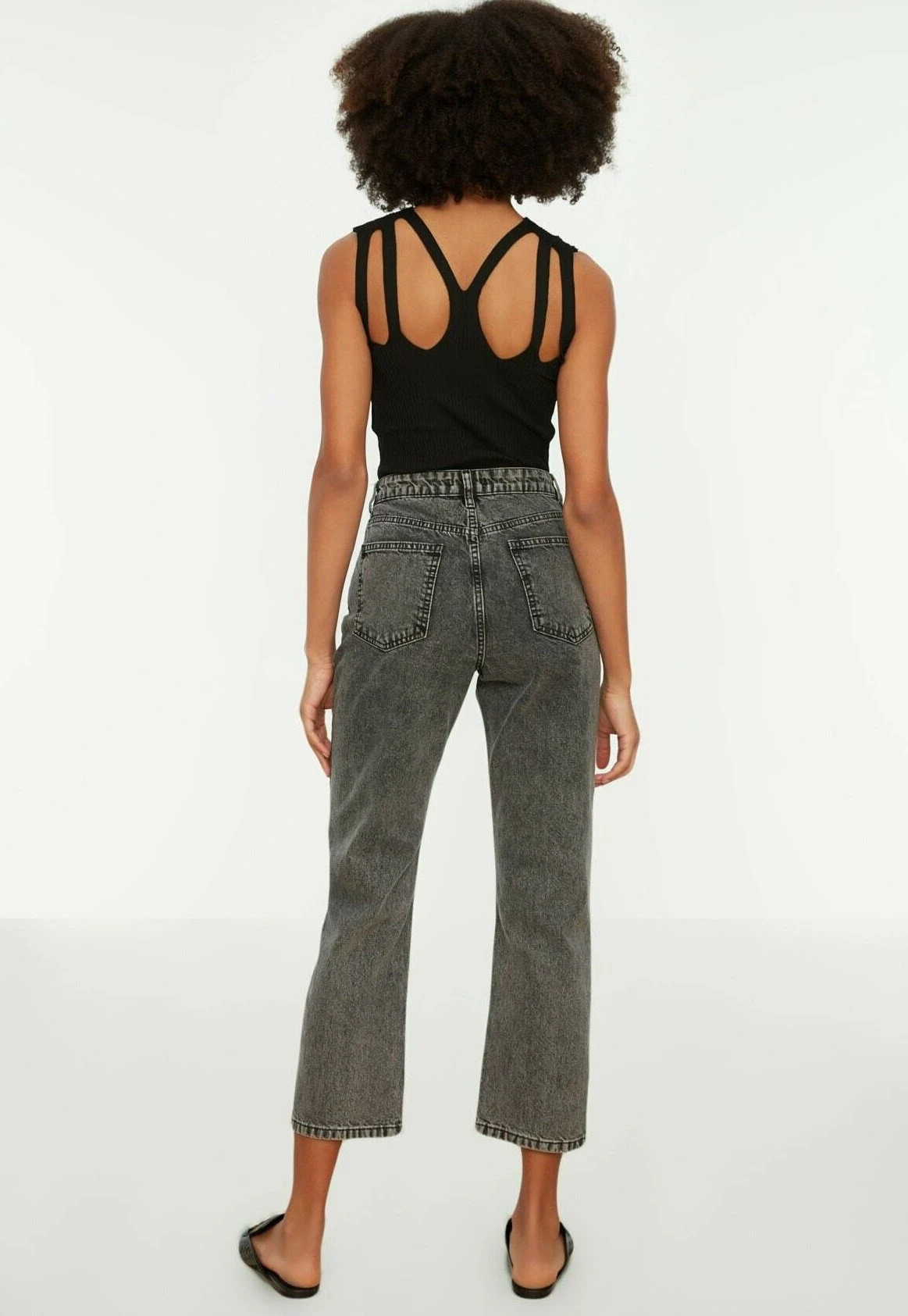 Trendyol Jean Bootcut - Gray 5 Trendyol Jean Bootcut - Gray – Image 3