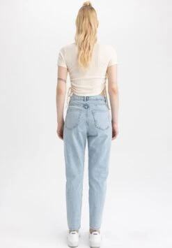 DeFacto Mom Fit - Jean Slim - Blue -Next Soldes 9a5475f9f3534ef897653f14226a85c9