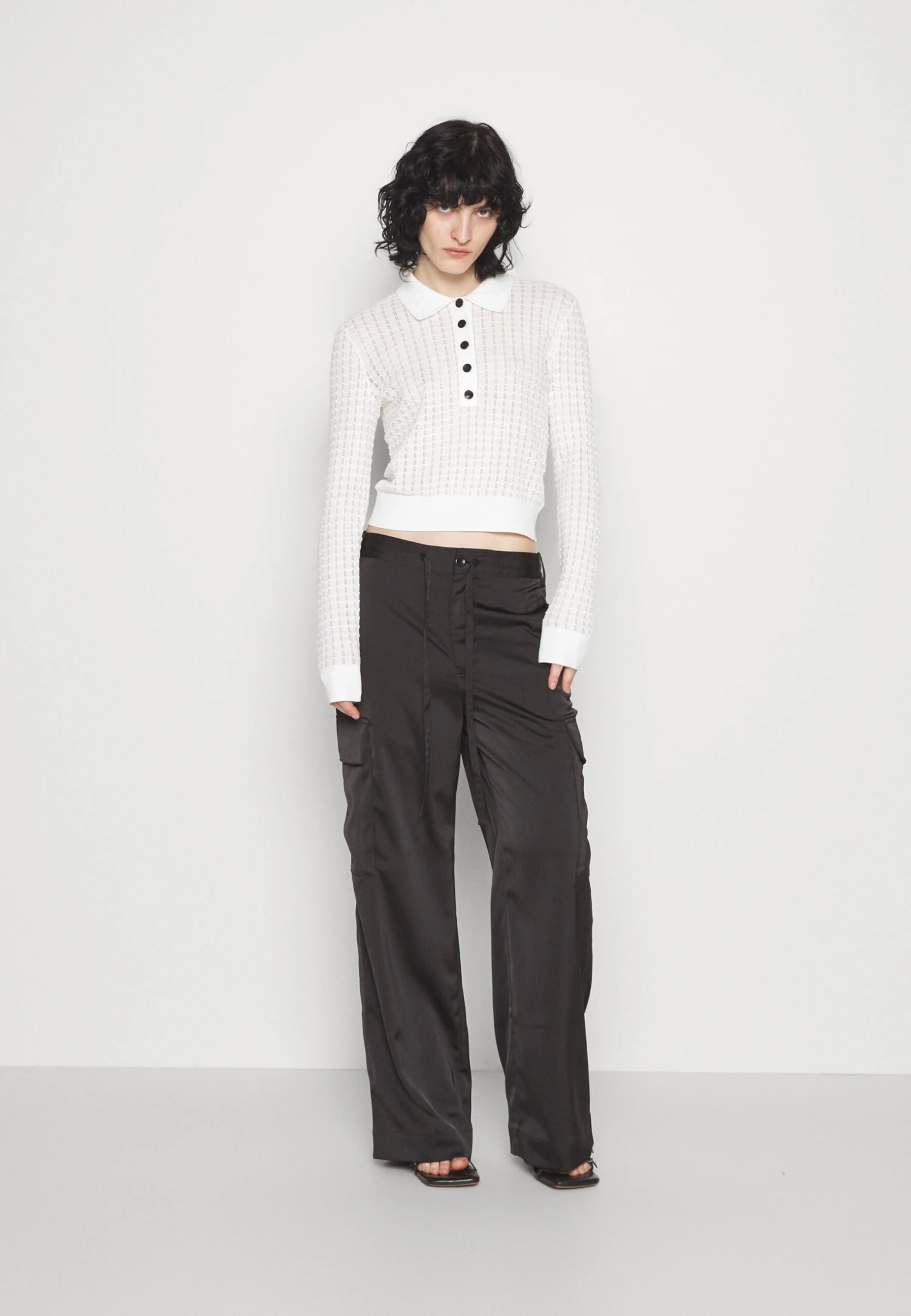 Sheer Long Sleeve - Pullover - Weiß 7 Sheer Long Sleeve - Pullover - Weiß – Image 5