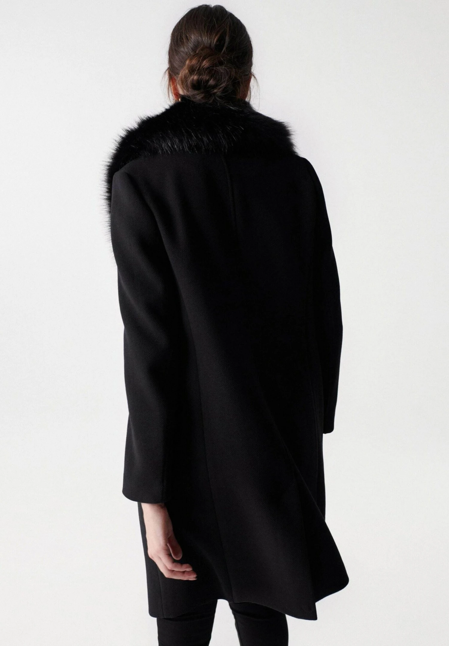 Lisboa - Manteau Classique - Black 5 Lisboa - Manteau Classique - Black – Image 3