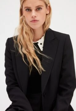CLAUDIE PIERLOT Victory - Manteau Court - Noir -Next Soldes a11b4da588f5498d8f686ebc6b86f487