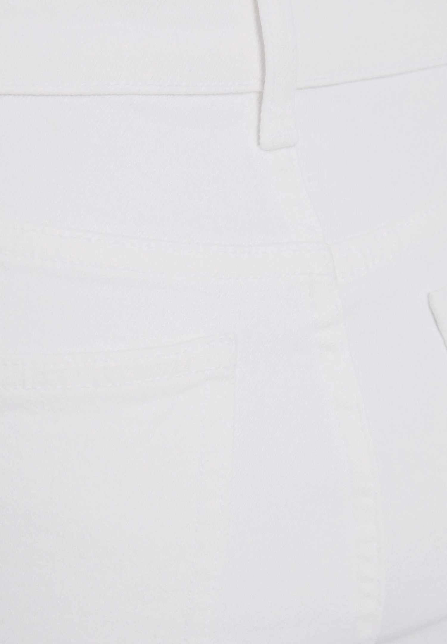 BERSHKA Roll-Up - Short En Jean - Off-White 8 BERSHKA Roll-Up - Short En Jean - Off-White – Image 6