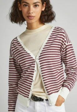 Pepe Jeans Danna - Gilet - Red/White 10 Pepe Jeans Danna - Gilet - Red/White -Next Soldes a3c6870013df4fc888a32a22c5ff7810